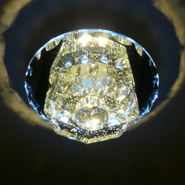 水晶 LED 壁燈 - 夜光水晶罩
