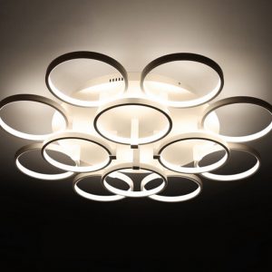 現代白色泡泡LED 客廳燈 飯廳燈 吸頂燈 工程用多尺寸可選