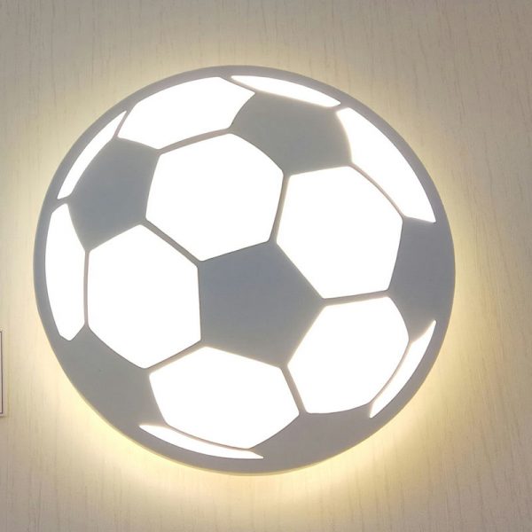 LED 足球兒童房燈壁燈