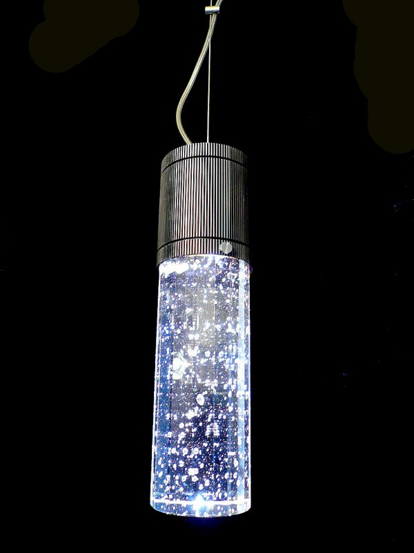 氣泡水晶柱吊燈