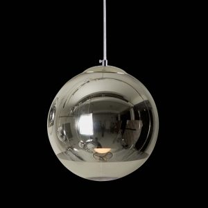 現代設計銀色球吊燈 多尺寸可選